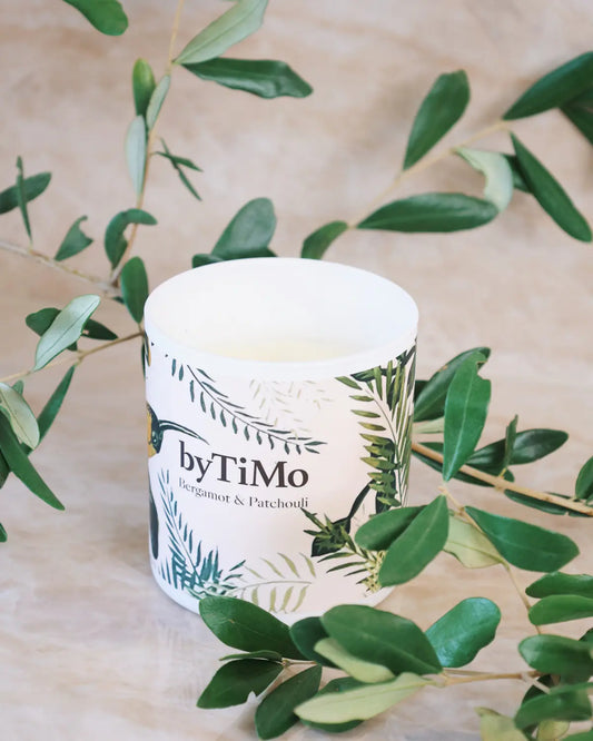 BY TIMO Bergamot & Patchouli Scented Candle