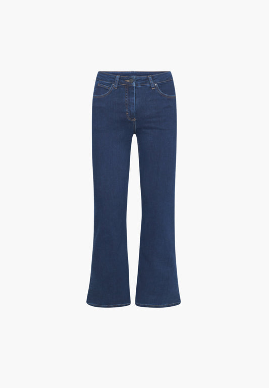 Laurie Charlotte Flare Regular, dark blue denim