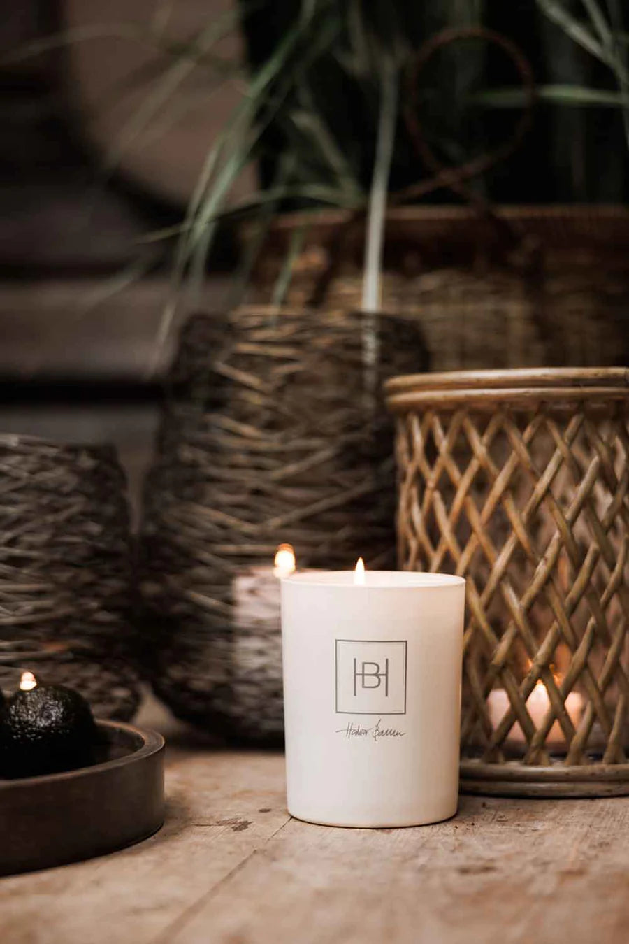 HALVOR BAKKE Duftlys hvit, White Musk