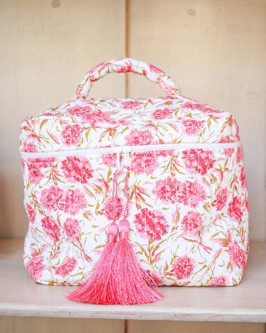 BY TIMO Beauty Bag, Pink meadow