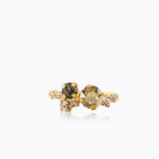 CAROLINE SVEDBOM Stardust ring gold, black golden