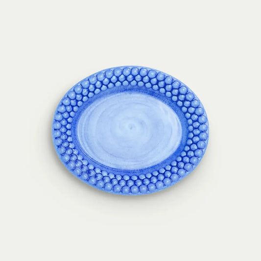 MATEUS Bubbles Plate 20x16cm, Light blue