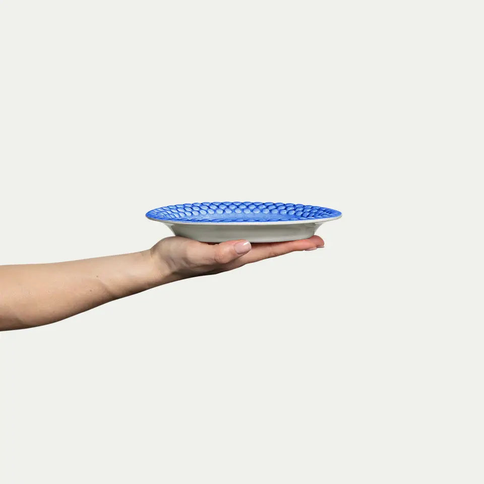 MATEUS Bubbles Plate 20x16cm, Light blue