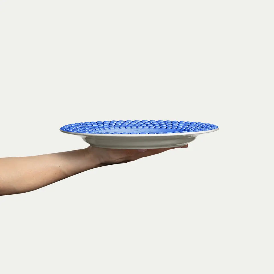 MATEUS Bubbles Plate 28cm, light blue