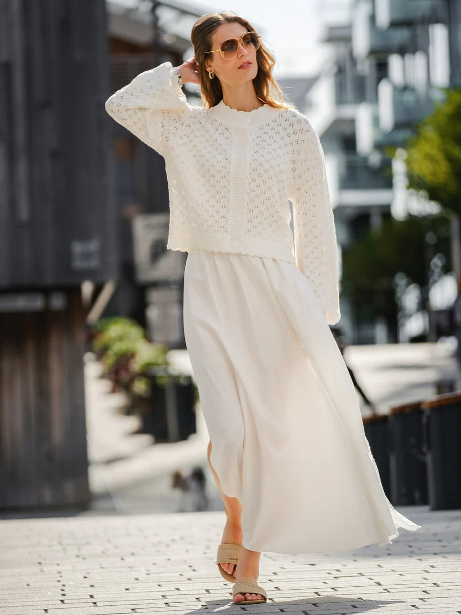 ANE MONE Lucille Skirt - White