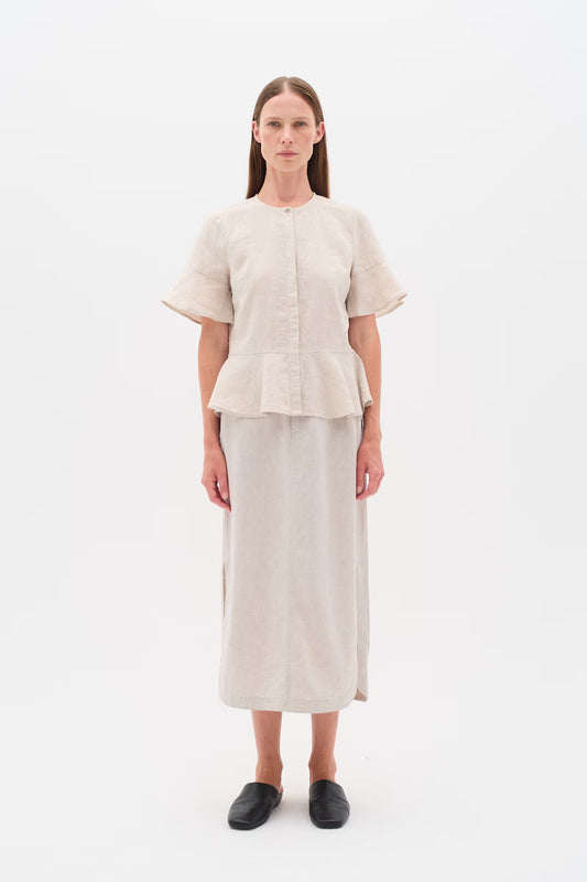 INWEAR Rimone Linskjørt, Haze melange