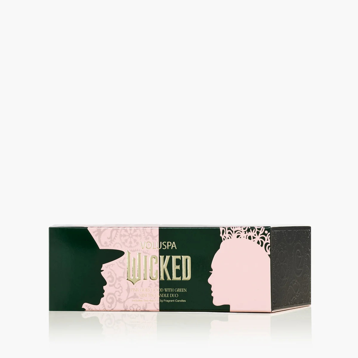 VOLUSPA Pink goes good whit green, mini tin gift set