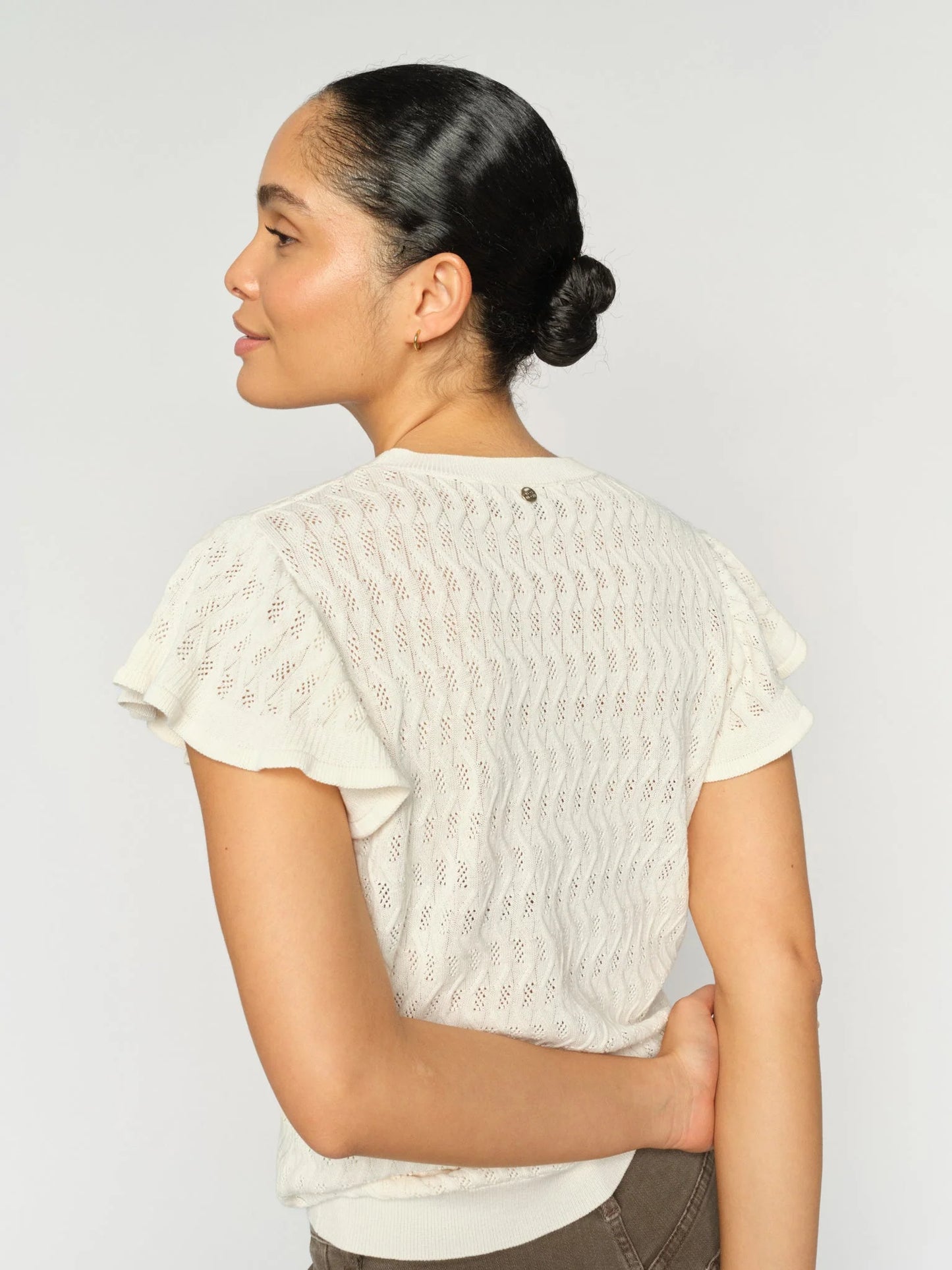 MOS MOSH Ganna Pattern Strikket Topp