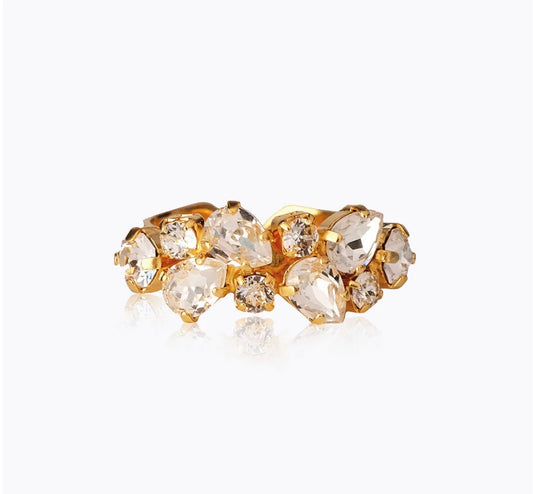 CAROLINE SVEDBOM Gabriella ring gold, black golden