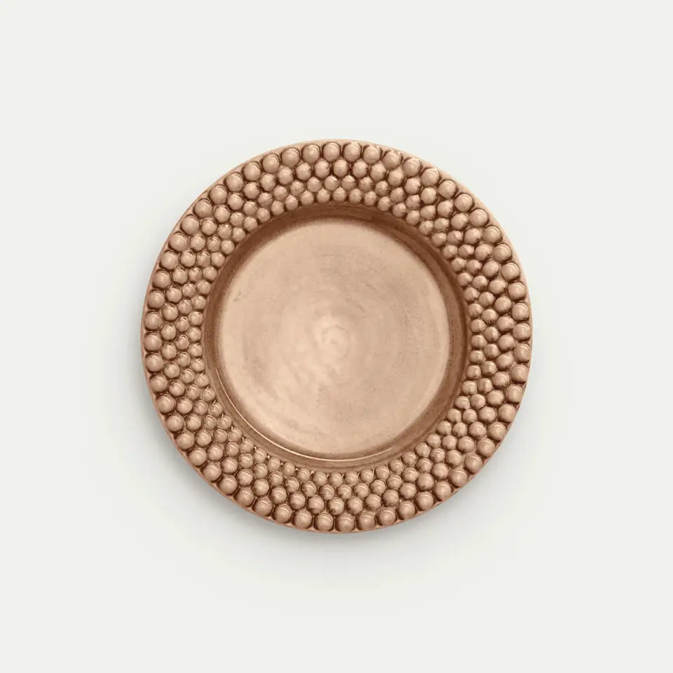 MATEUS Bubbles Plate 28cm, Cinnamon