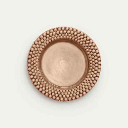 MATEUS Bubbles Plate 28cm, Cinnamon