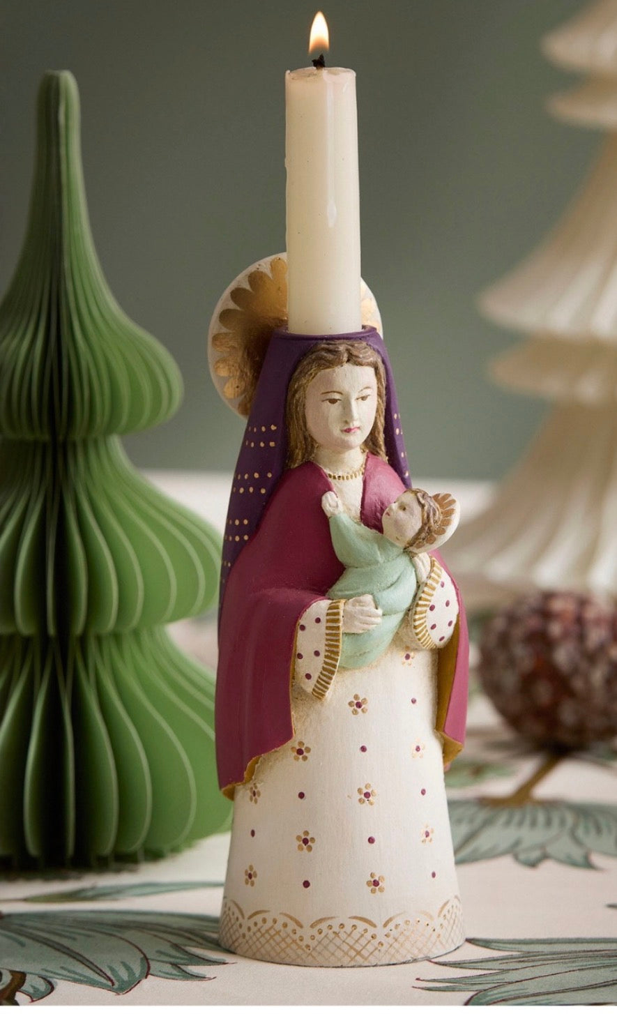 Lysestake Mary Ruby H20cm