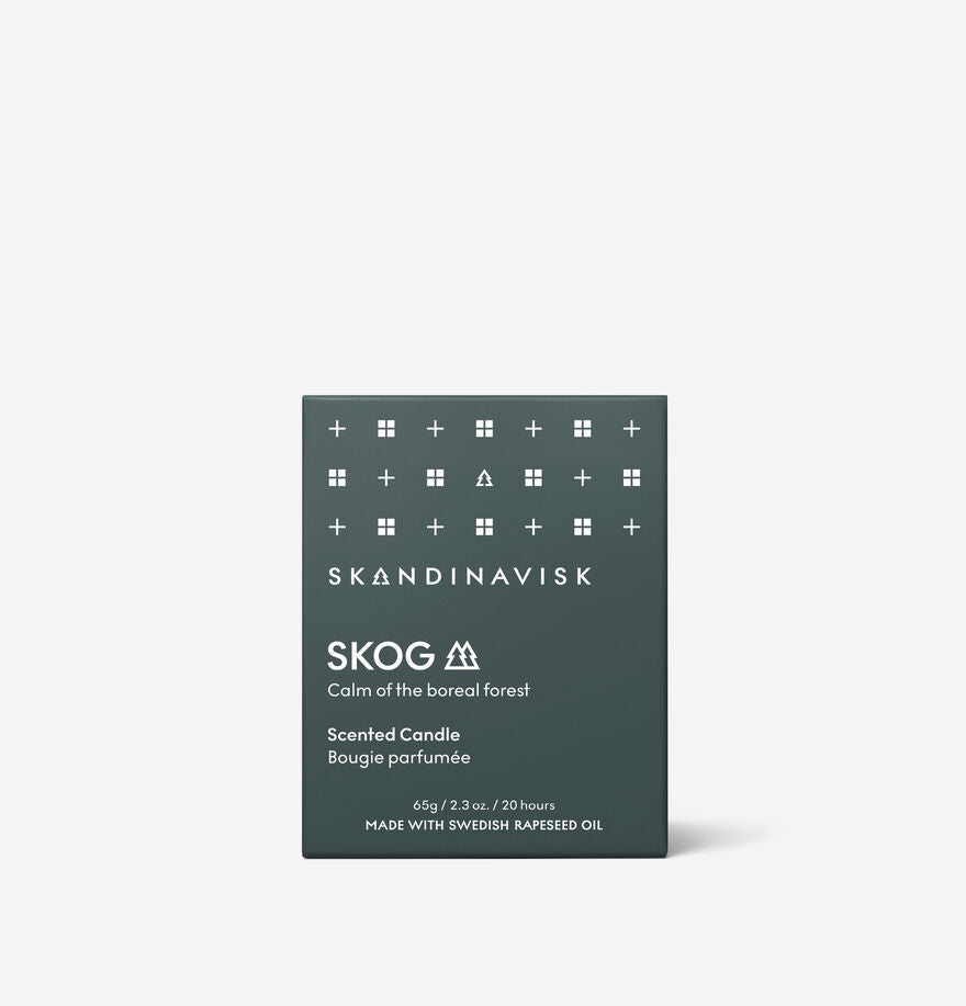 SKANDINAVISK duftlys Skog, 65gr