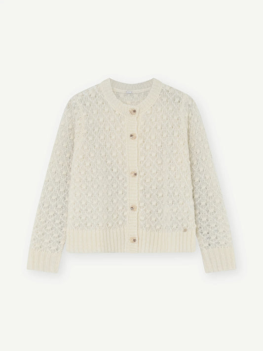 GUSTAV Magda Knit Cardigan, Offwhite