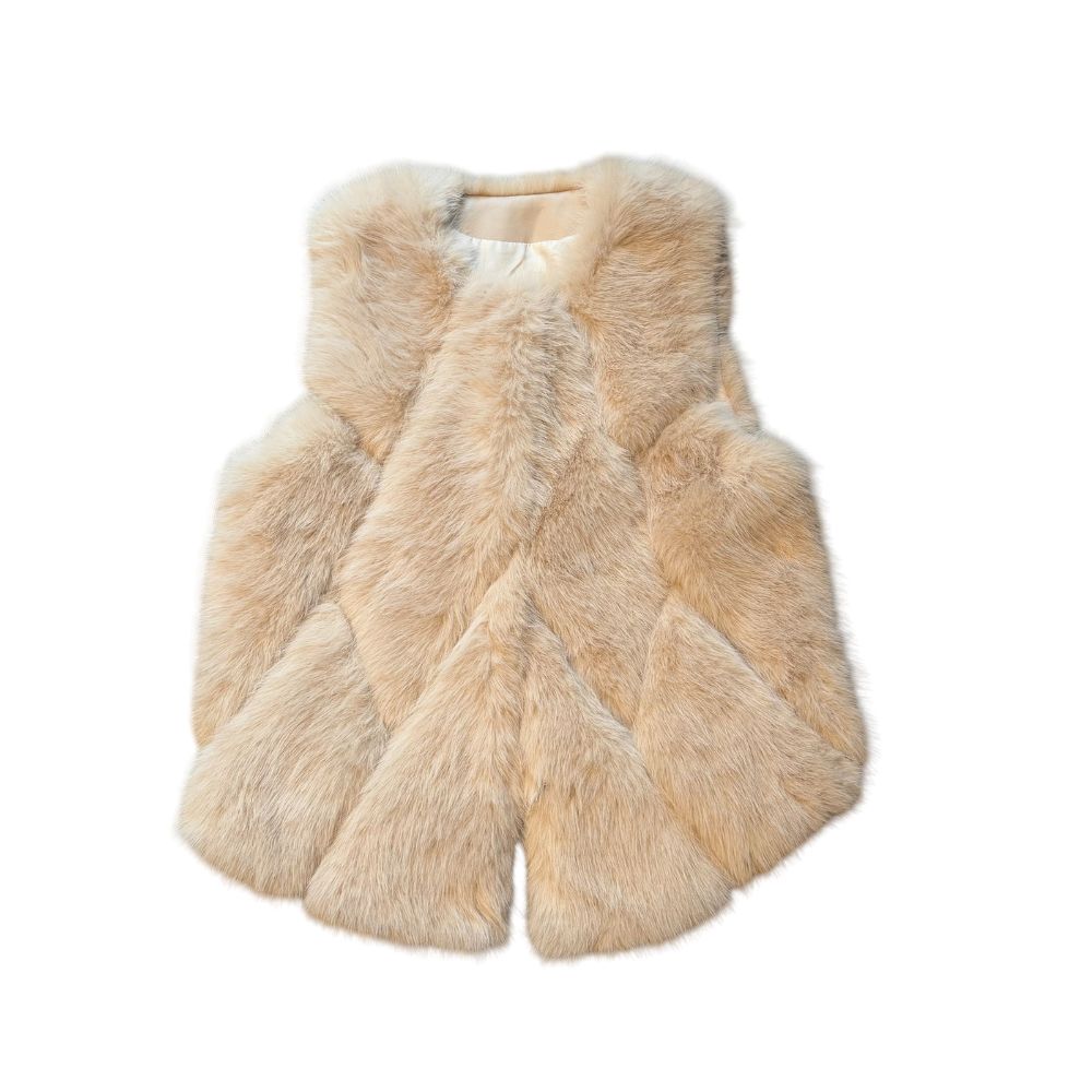 NOMA Niseko fuskepels vest - Lys beige