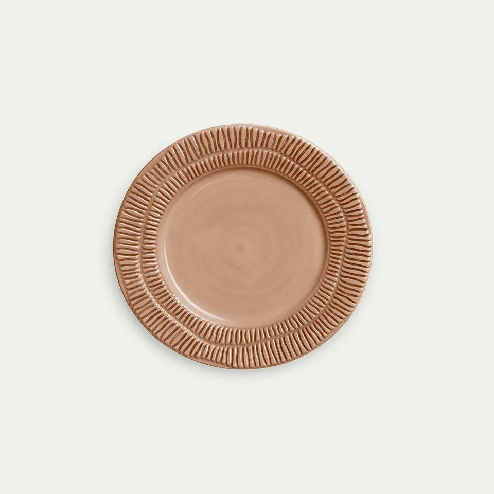 MATEUS Stripes Plate 21cm, Cinnamon