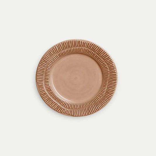 MATEUS Stripes Plate 21cm, Cinnamon