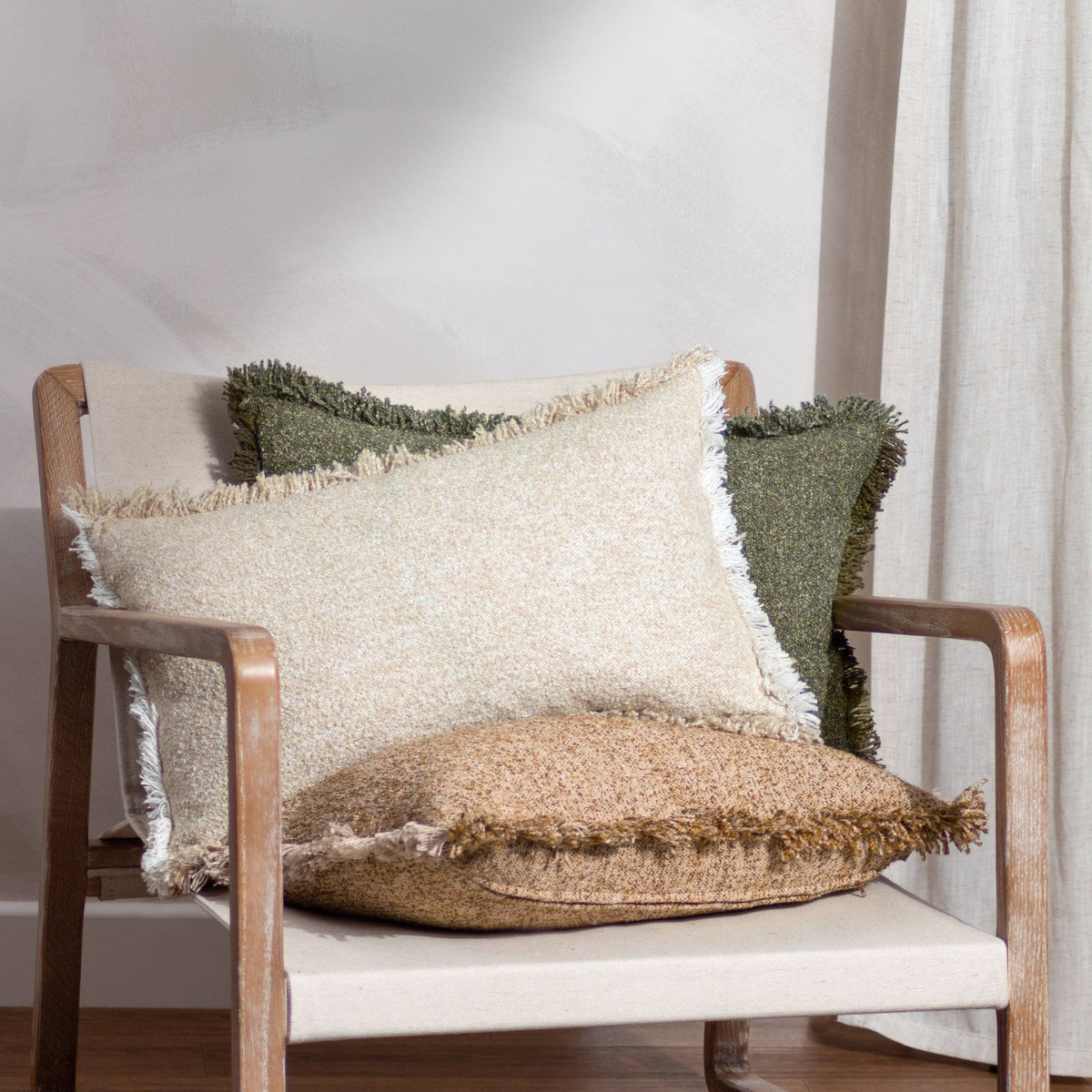 Doze Cushion Natural: Natural / Cover Only / 40 x 60cm