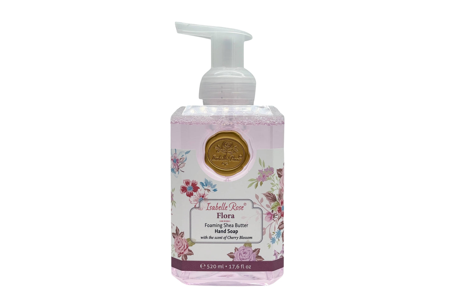 Foaming shea butter soap Flora 520 ml Isabelle Rose