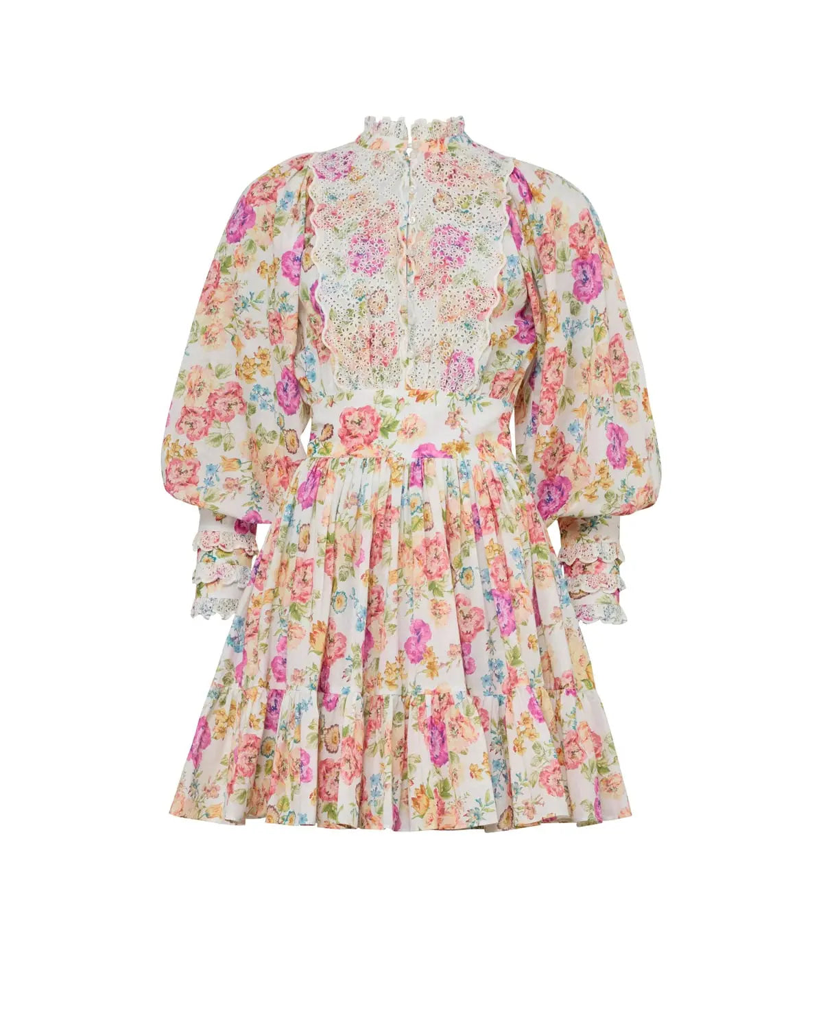 BY TIMO Cotton slub, mini dress, flora