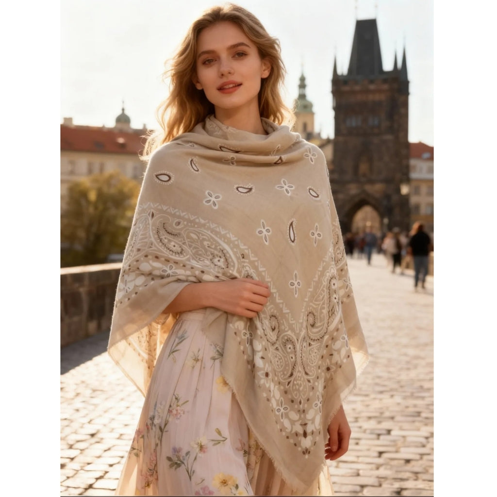Marta du Château Leah Scarf, beige