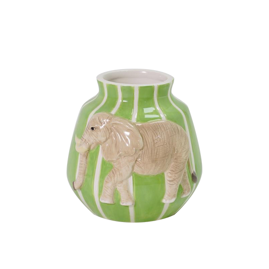 Elephant vase L13.5 W13.2 H13.1cm