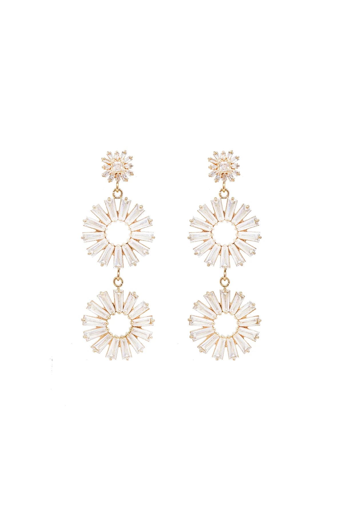 CAMILLA ØHRLING Tabitha Swarovski earrings, Clear
