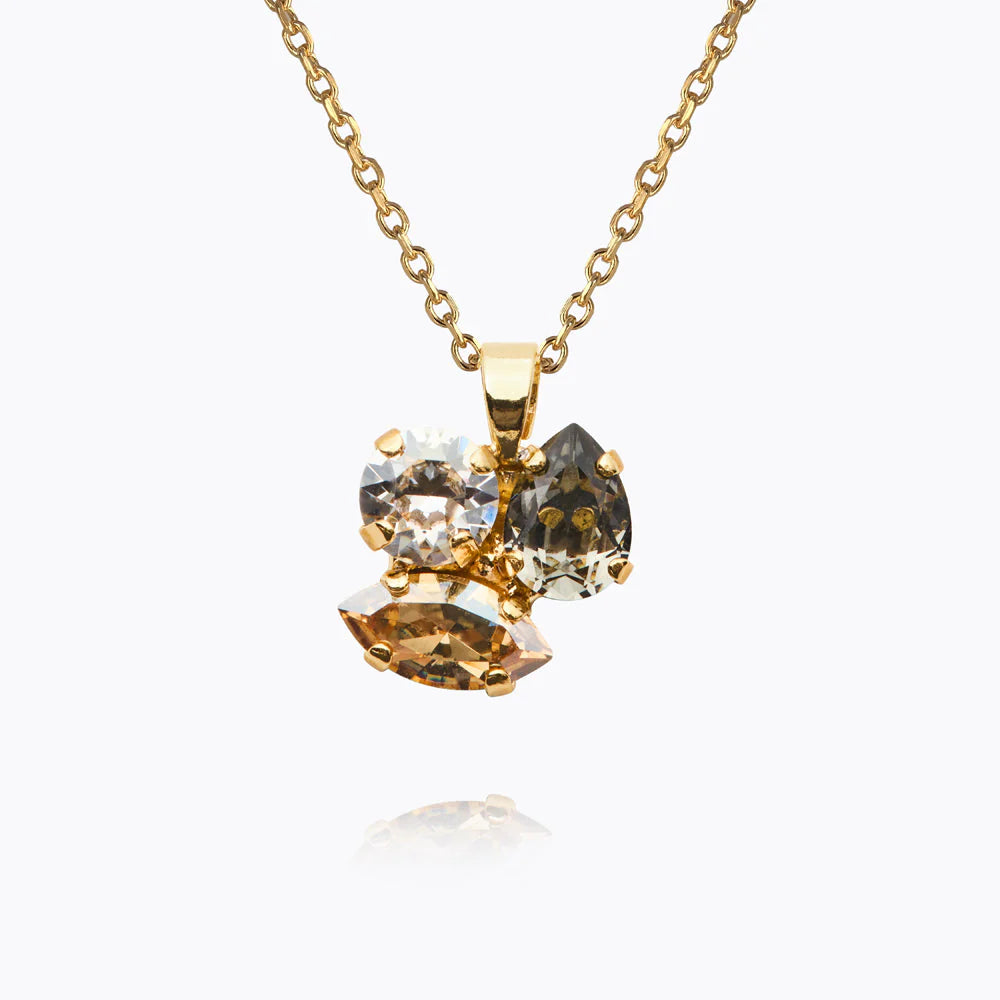 CAROLINE SVEDBOM Ana Necklace, Black golden combo