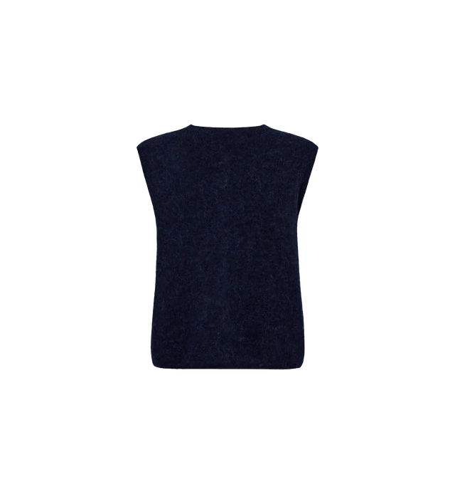 MOS MOSH Almine Thora Knit vest, Maritime blue