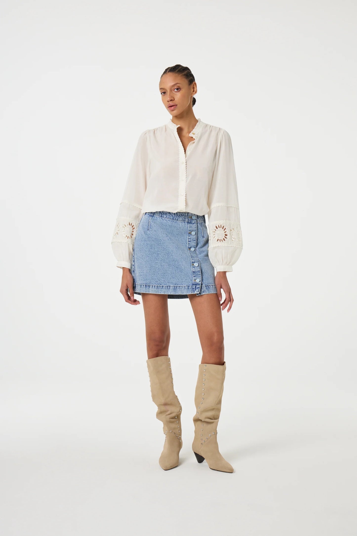 FABIENNE CHAPOT Joplin Bluse, Cozy white