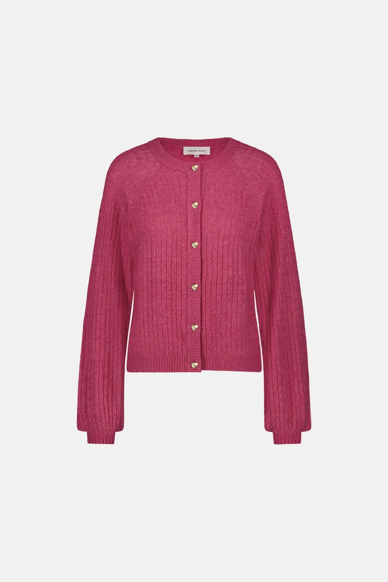 FABIENNE CHAPOT Charlotta Cardigan, Spicy pink