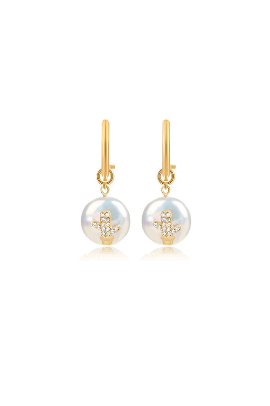CAMILLA ØHRLING Cactus hoop Earrings