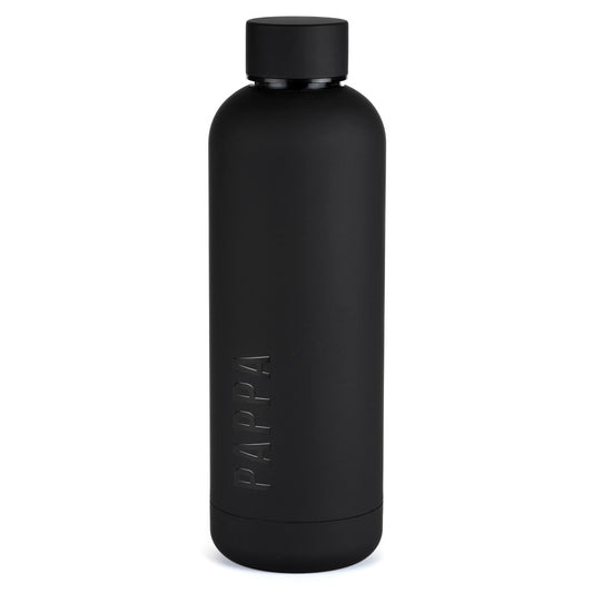 Termoflaske pappa – matt sort, 0,5l