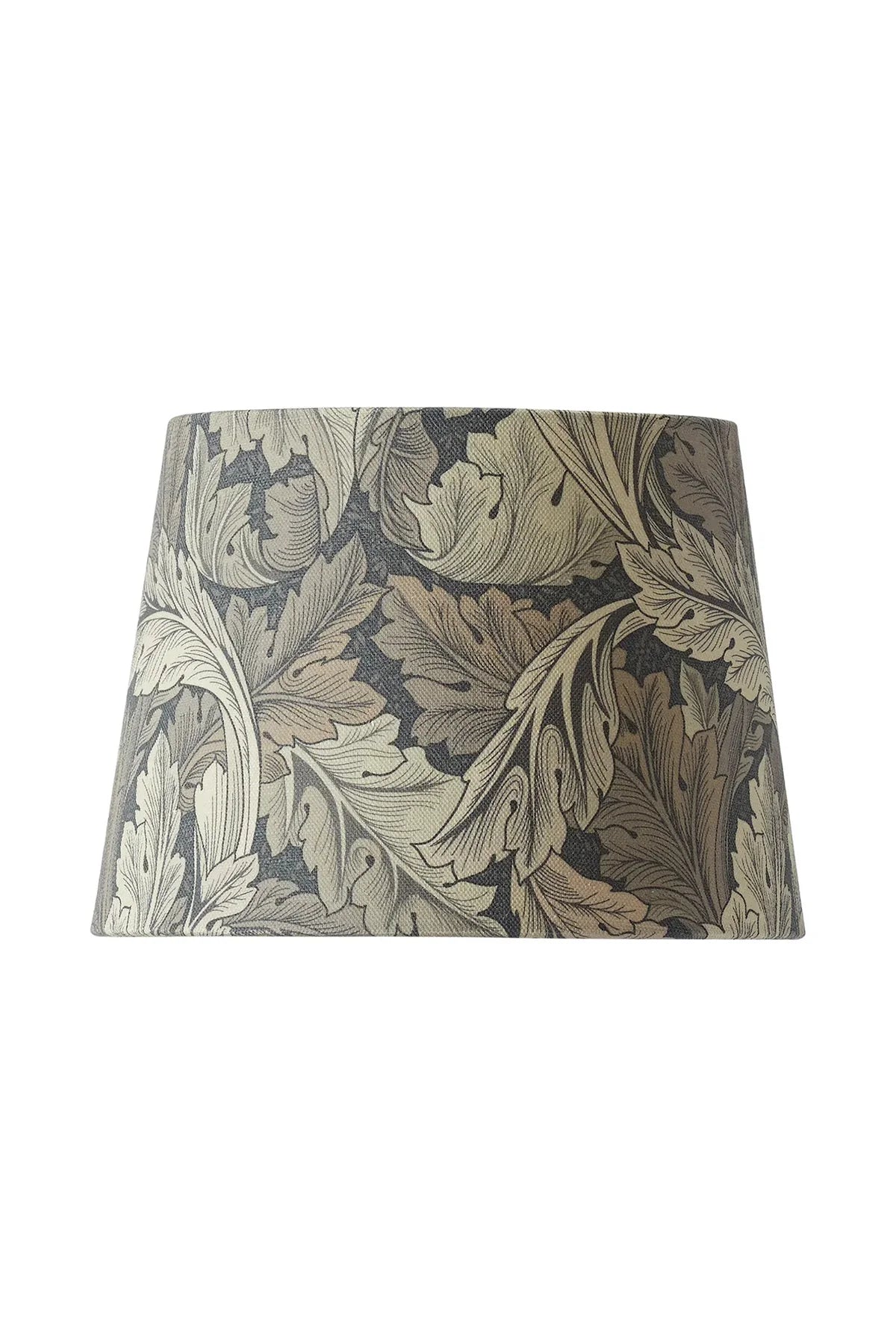 Lampeskjerm , William Morris Acanthus grey, 27 cm