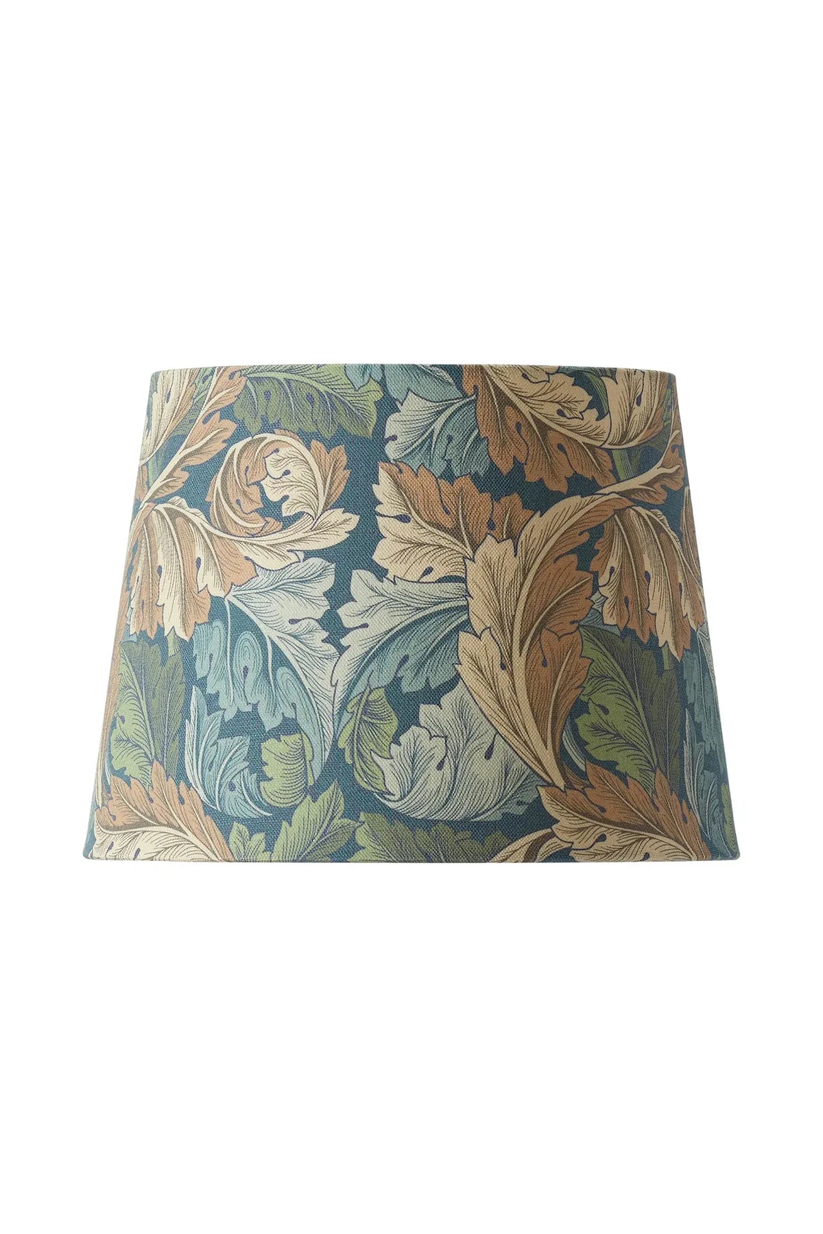 Lampeskjerm , William Morris Acanthus blue, 18 cm