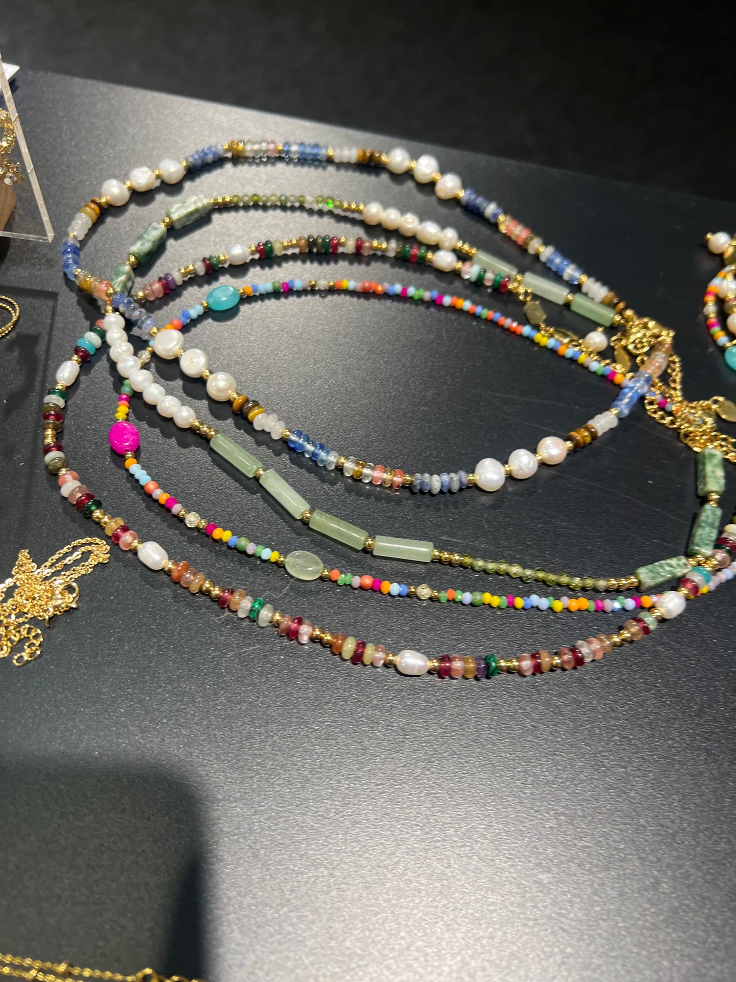 Wahl West Green Pearl Necklace