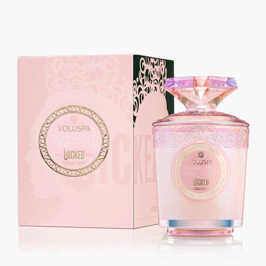VOLUSPA PERFECTLY PINK YUZU BOXED CANDLE