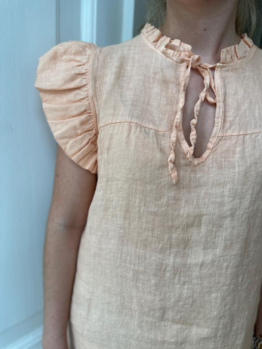 TIFFANY lintopp Etta Frill, apricot