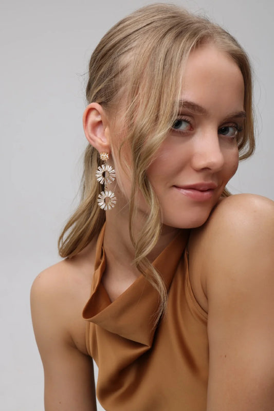 CAMILLA ØHRLING Tabitha Swarovski earrings, Clear