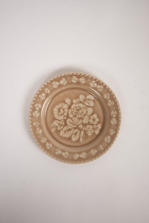 OLSSON & JENSEN Rose tallerken beige