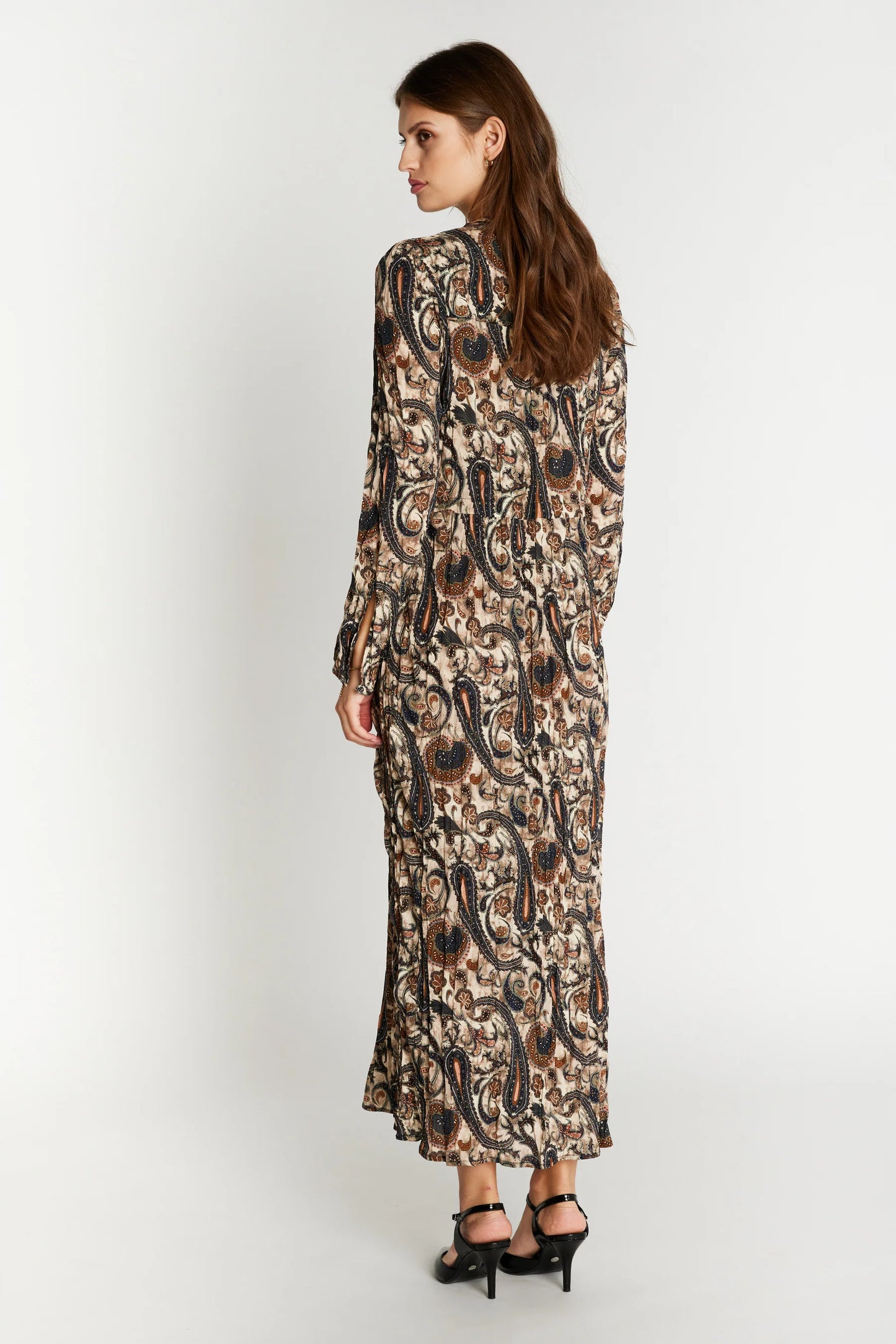 Heartmade Hornsea dres,  Earthy Paisley print