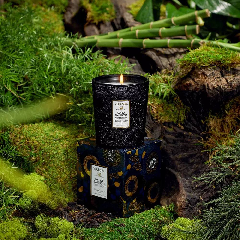 VOLUSPA Classic Boxed Candle, Moso Bamboo