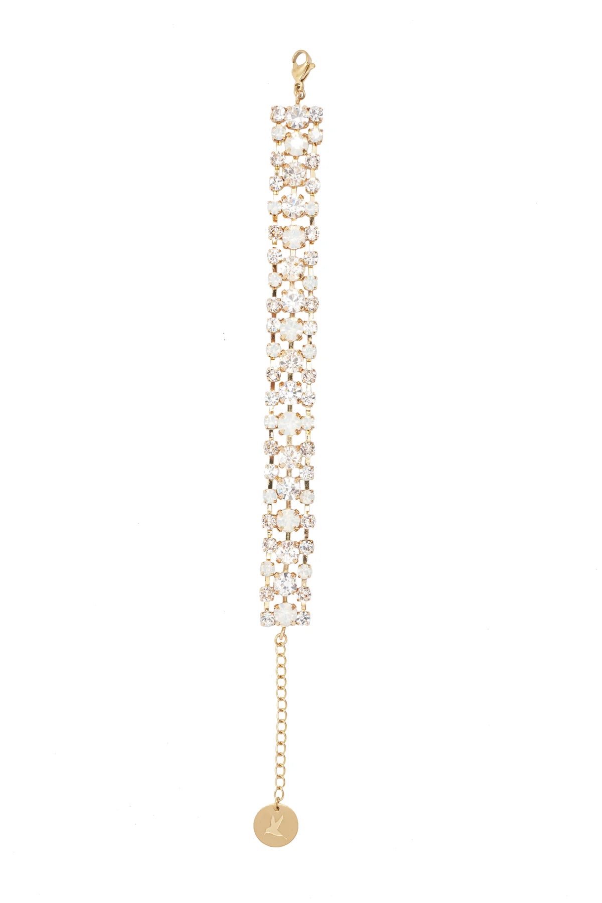 CAMILLA ØHRLING Carolina Swarovski lux bracelet - White opal/Golden