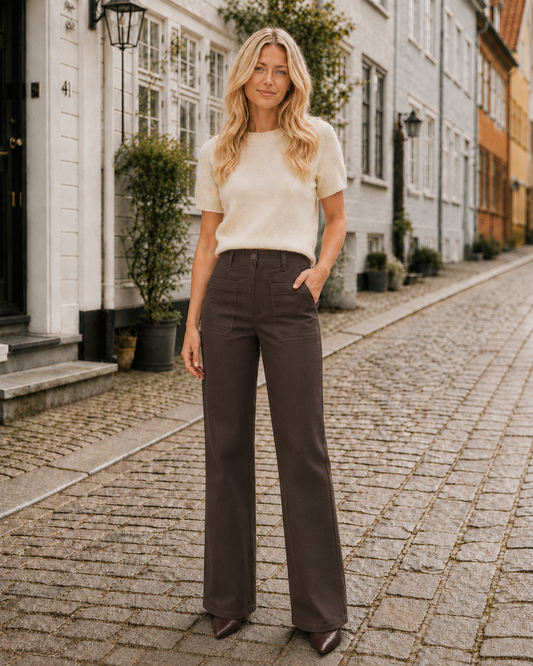 Ane Mone Comfy Jeans, Brown