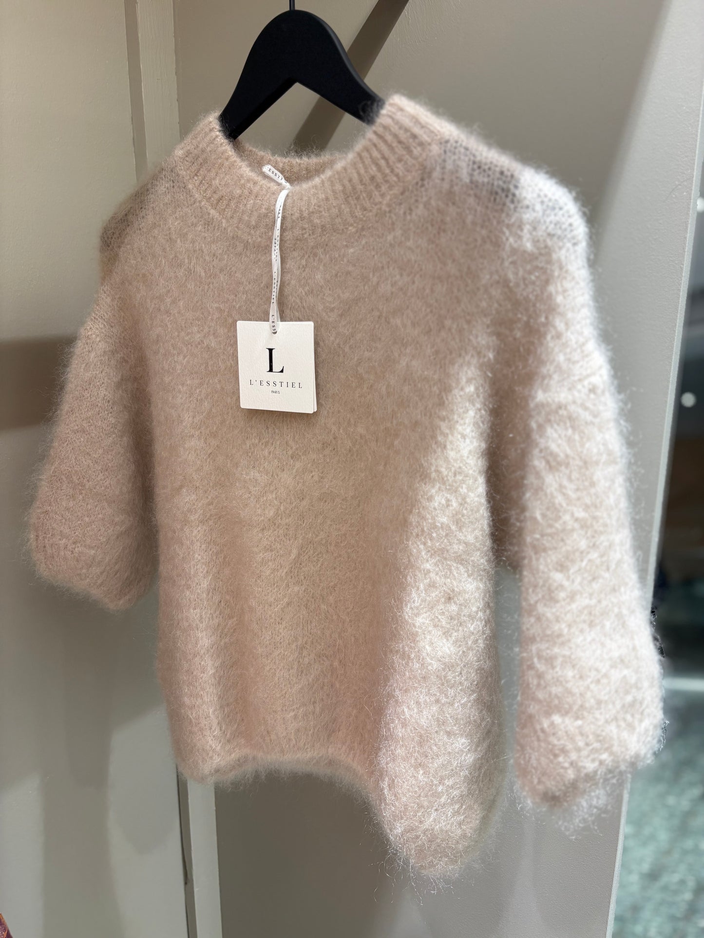 From Paris With Love,  Mohair Kid T-shirt, beige