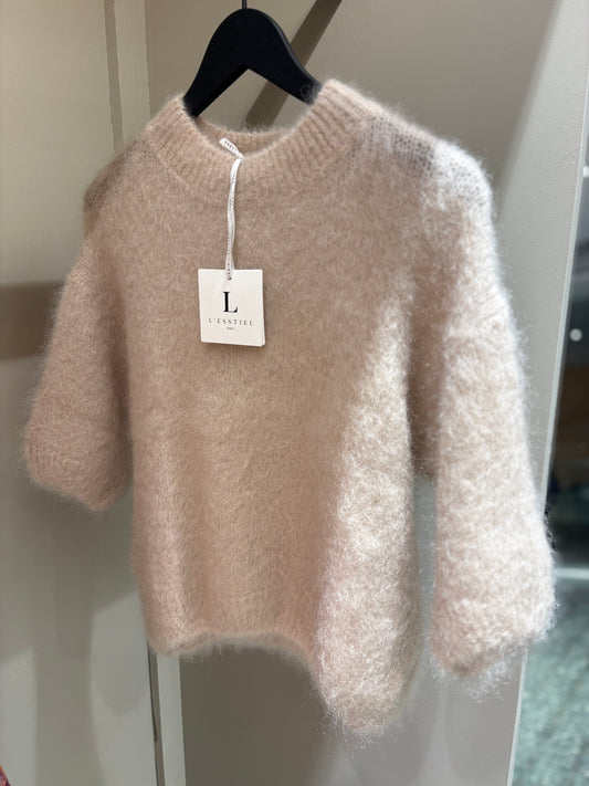 From Paris With Love,  Mohair Kid T-shirt, beige