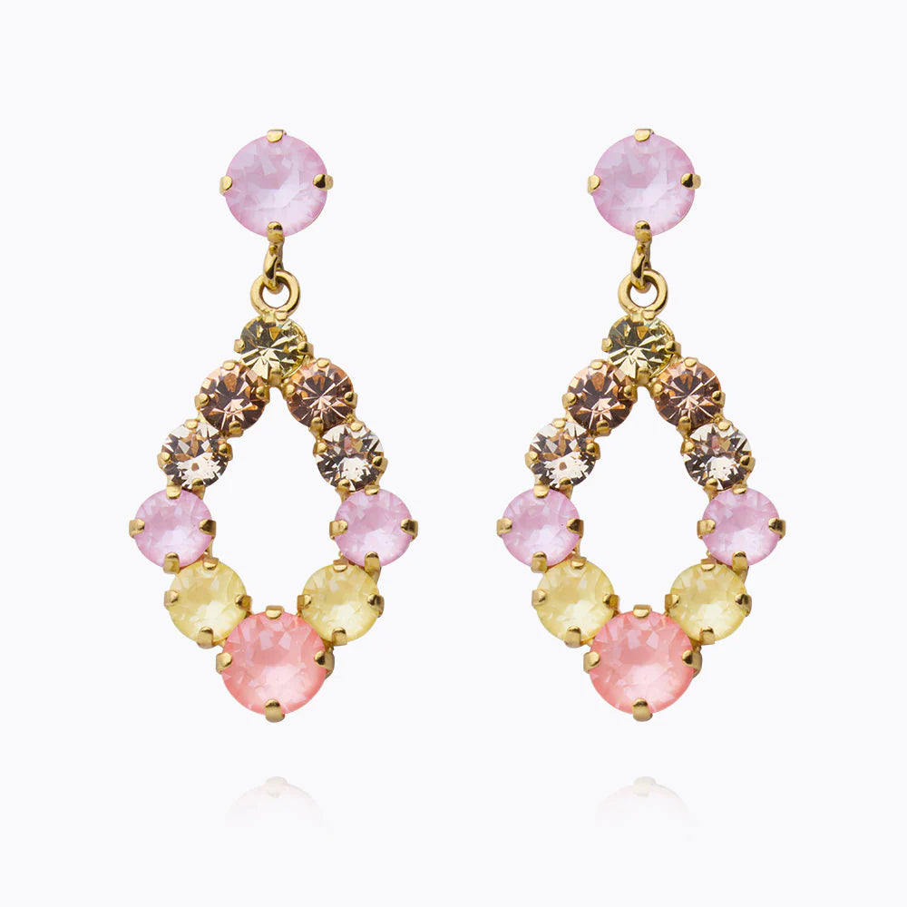 CAROLINE SVEDBOM Mini Delia earrings gold, Dreamscape combo