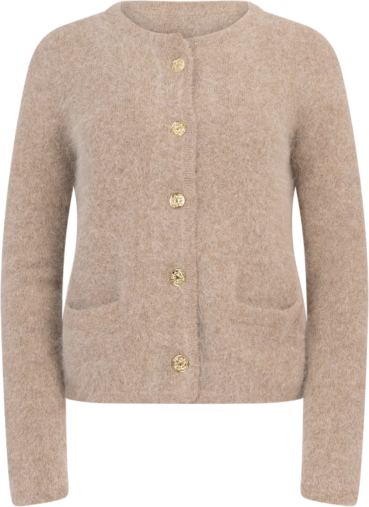 ANE MONE Ashley Cardigan, Praline