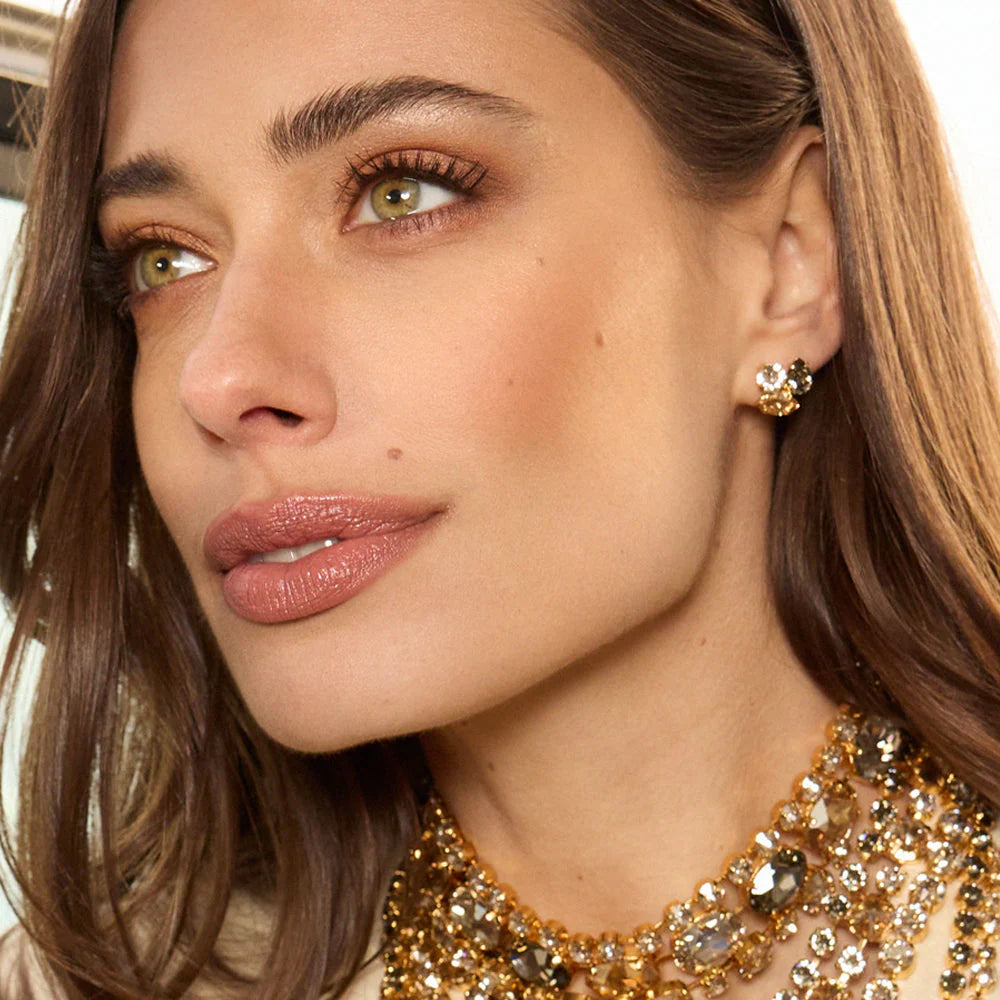 CAROLINE SVEDBOM Ana Øredobber, Black/gold combo