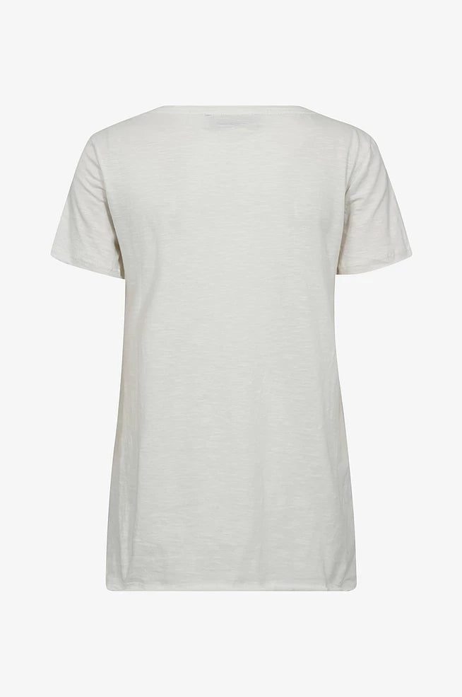 MOS MOSH Nadine O-SS Deco Tee, Celadon tint